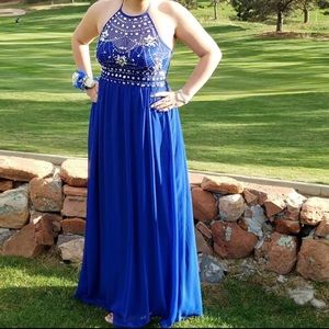 Blue prom dress!
